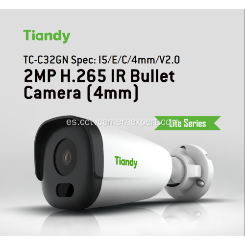 Cámara IP Tiandy Lite serie TC-C32GN con POE
